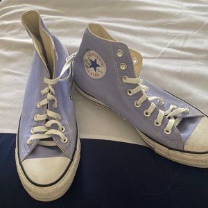 Lavender high top Converse
